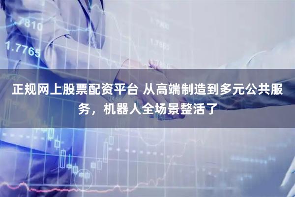 正规网上股票配资平台 从高端制造到多元公共服务，机器人全场景整活了